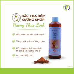 Dầu Xoa Bóp | Rượu Xoa Bóp Giảm Đau Xương Khớp Hương Thảo Linh | 280ml