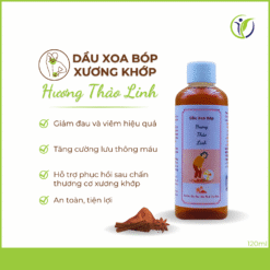 Rượu Xoa Bóp | Dầu Xoa Bóp Xương Khớp Hương Thảo Linh Chai 120ml