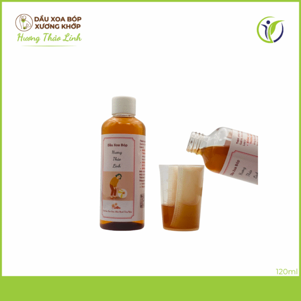 Rượu Xoa Bóp | Dầu Xoa Bóp Xương Khớp Hương Thảo Linh Chai 120ml - Ảnh 9