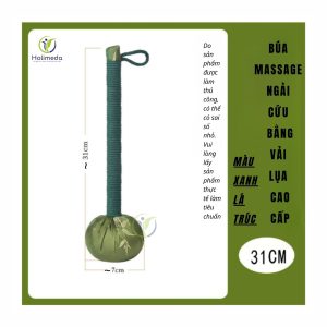 Búa ngải cứu thảo dược massage loại cán dài