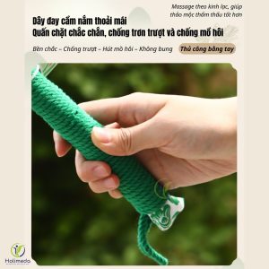 Búa ngải cứu massage với tay cầm được làm chắc chắn, dễ sử dụng