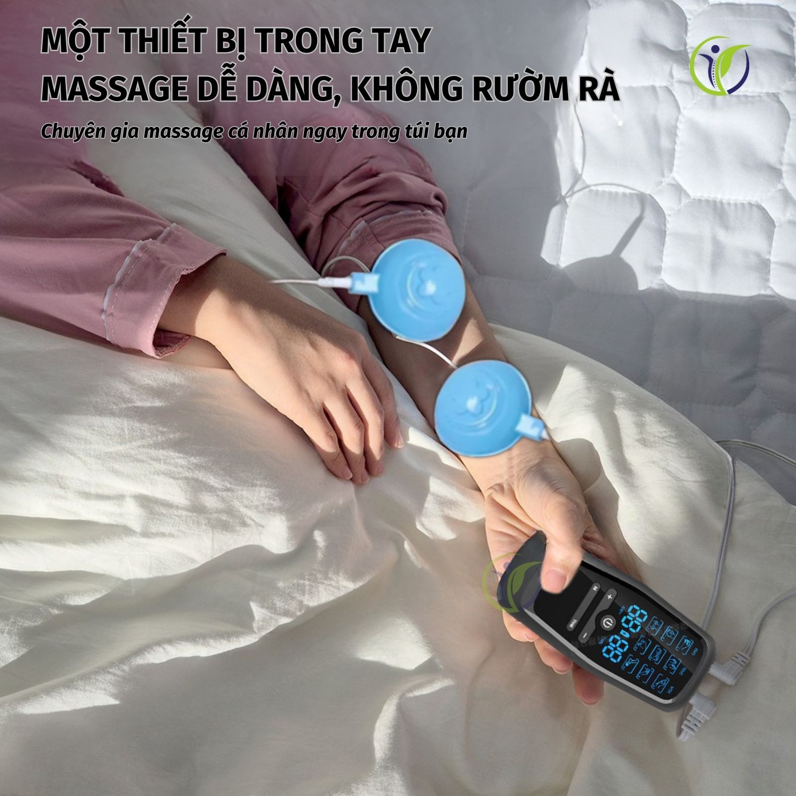 Máy massage trị liệu EMS đa năng: tiện lợi, dễ dàng sử dụng ngay tại nhà