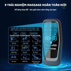 Máy Massage Xung Điện Đa Năng Với Ba Chế Độ Trị Liệu Chuyên Sâu