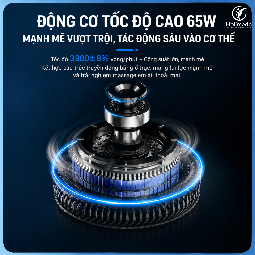 Hercules Massager - Máy massage toàn thân công suất lớn lực sâu, ổn định