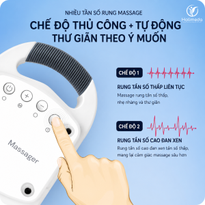 Máy massage tại nhà với hai chế độ giúp bạn thoải mái thư giãn theo ý muốn
