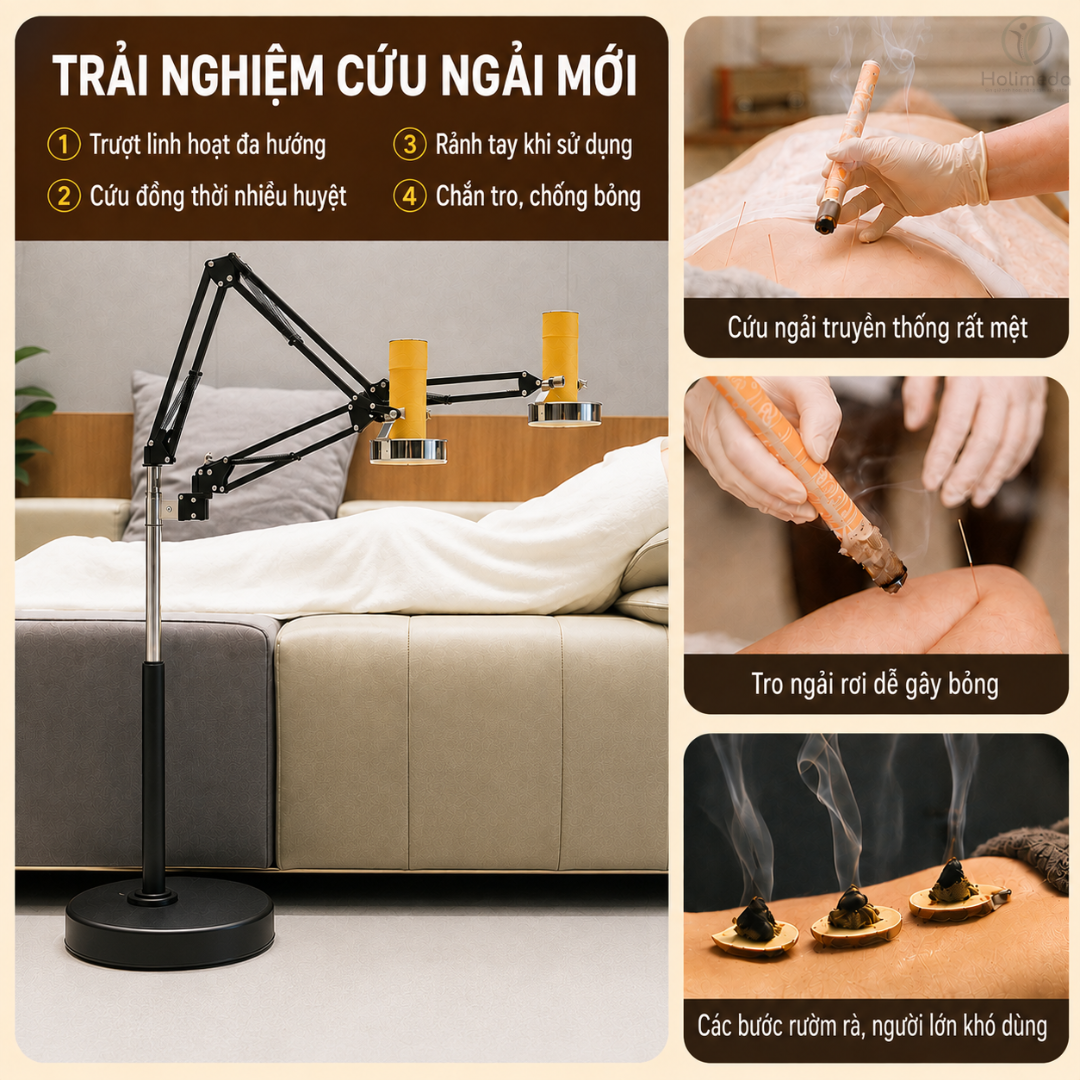 Lưu ý khi sử dụng giá đỡ ngải cứu